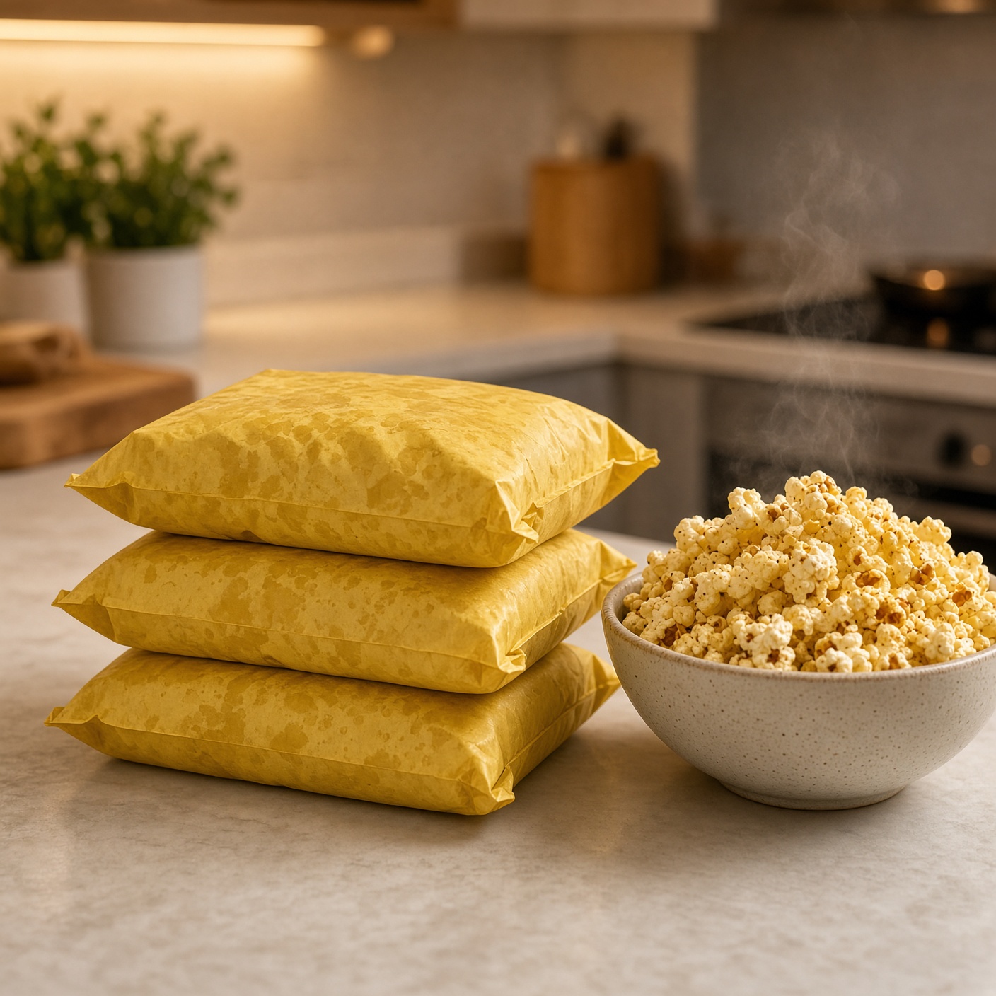 Microwave Butter Popcorn
